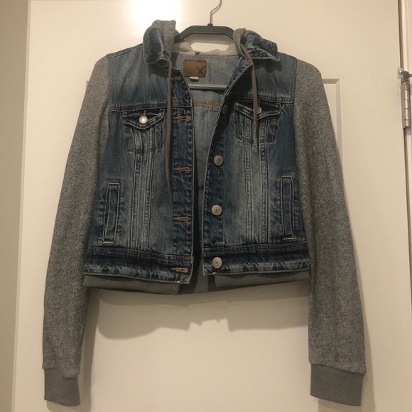 AE Jean jacket hoodie - Picture 1 of 1